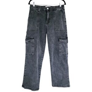 Flying‎ Angel Gray Baggy Cargo Jeans High Waisted 13